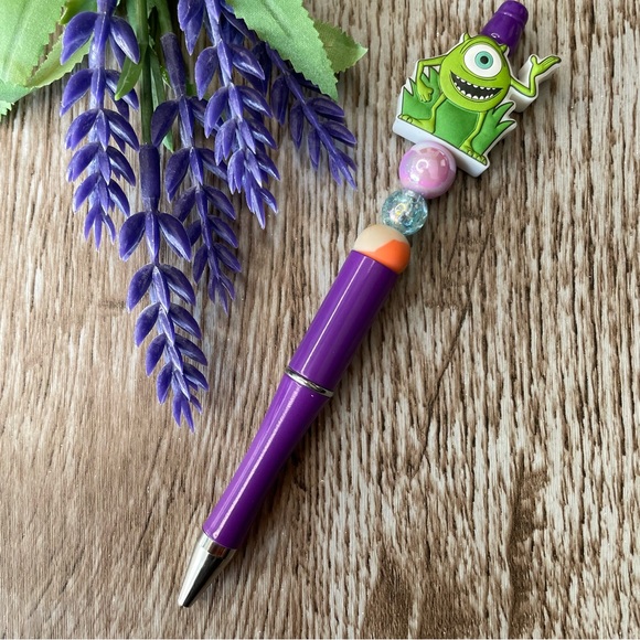 Writing Pen Cat Snoopy Dog Mike Artisan Beaded Gift Custom Handcrafted Office - Picture 8 of 8